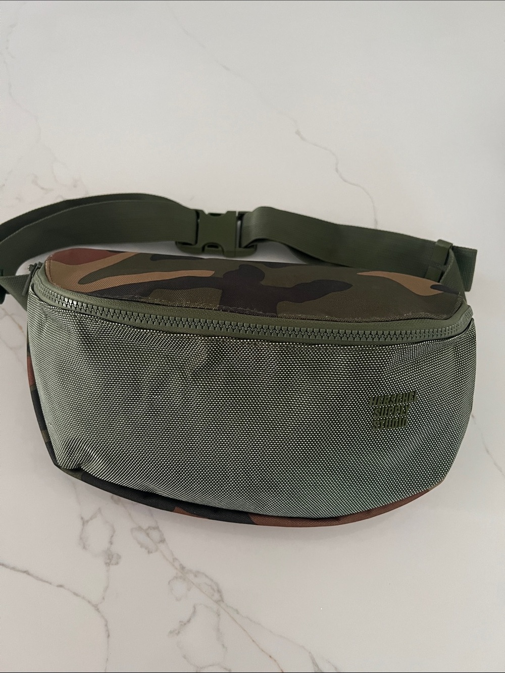 Herschel Supply Company Olive Camo Belt Bag